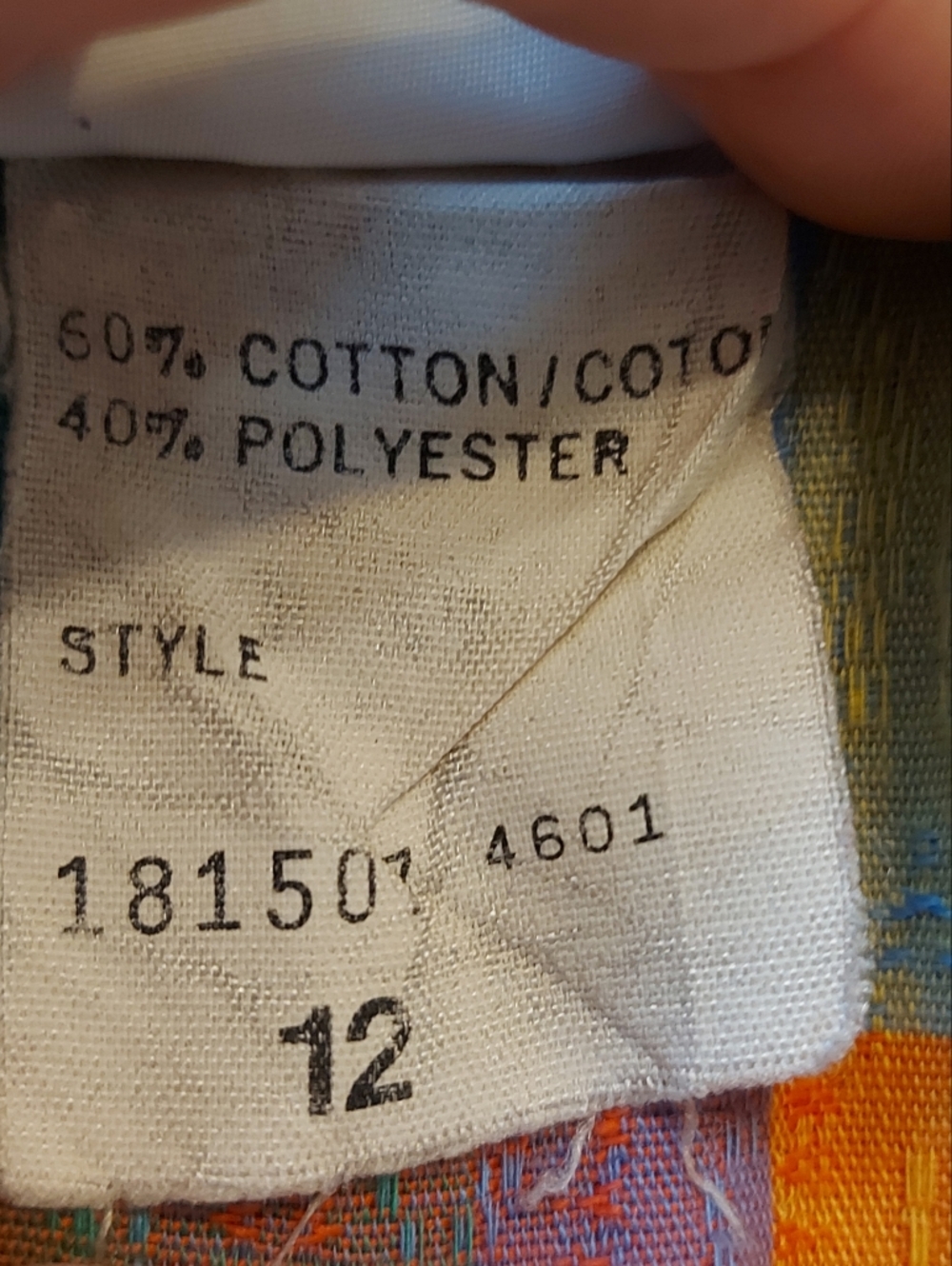 Bright Multicolor Plaid Button-Front Skirt - Picture 6 of 6